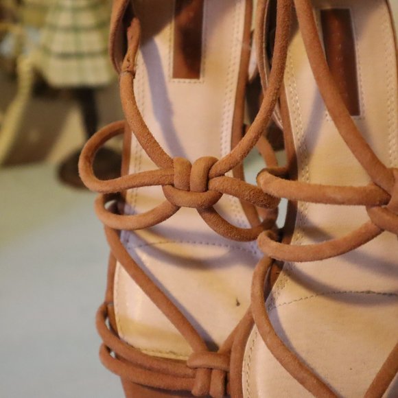 TOPSHOP SUEDE SANDALS - 6.5 - Picture 4 of 13